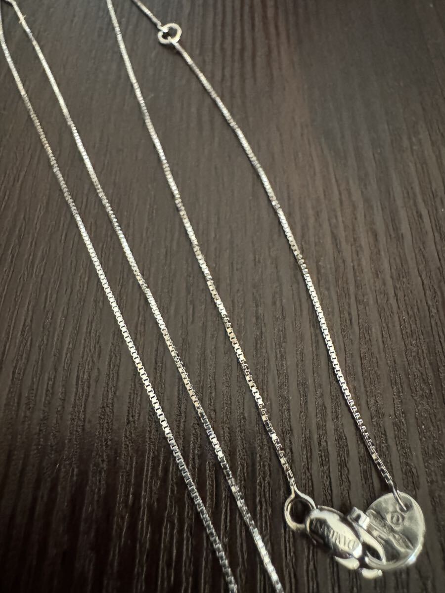 обычная цена 15 десять тысяч иен Damiani 18K белое золото колье LEON Safari размещение модель 50cm