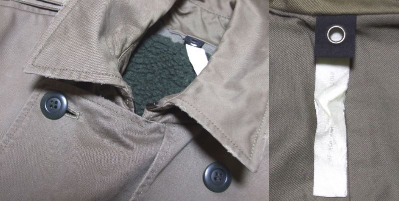 ■wjk DESTROY TRENCH COAT w/ボアライナー【S】ブランド最初期希少極美品トレンチ_画像7