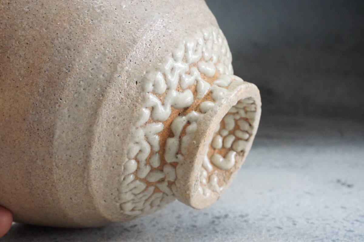 新高麗井戸型　慶州窯　15.5cmｘ8.5cm　/ 茶道具 茶懐石 茶事 茶碗 抹茶碗 織部 志野 古瀬戸 表千家 裏千家_画像6