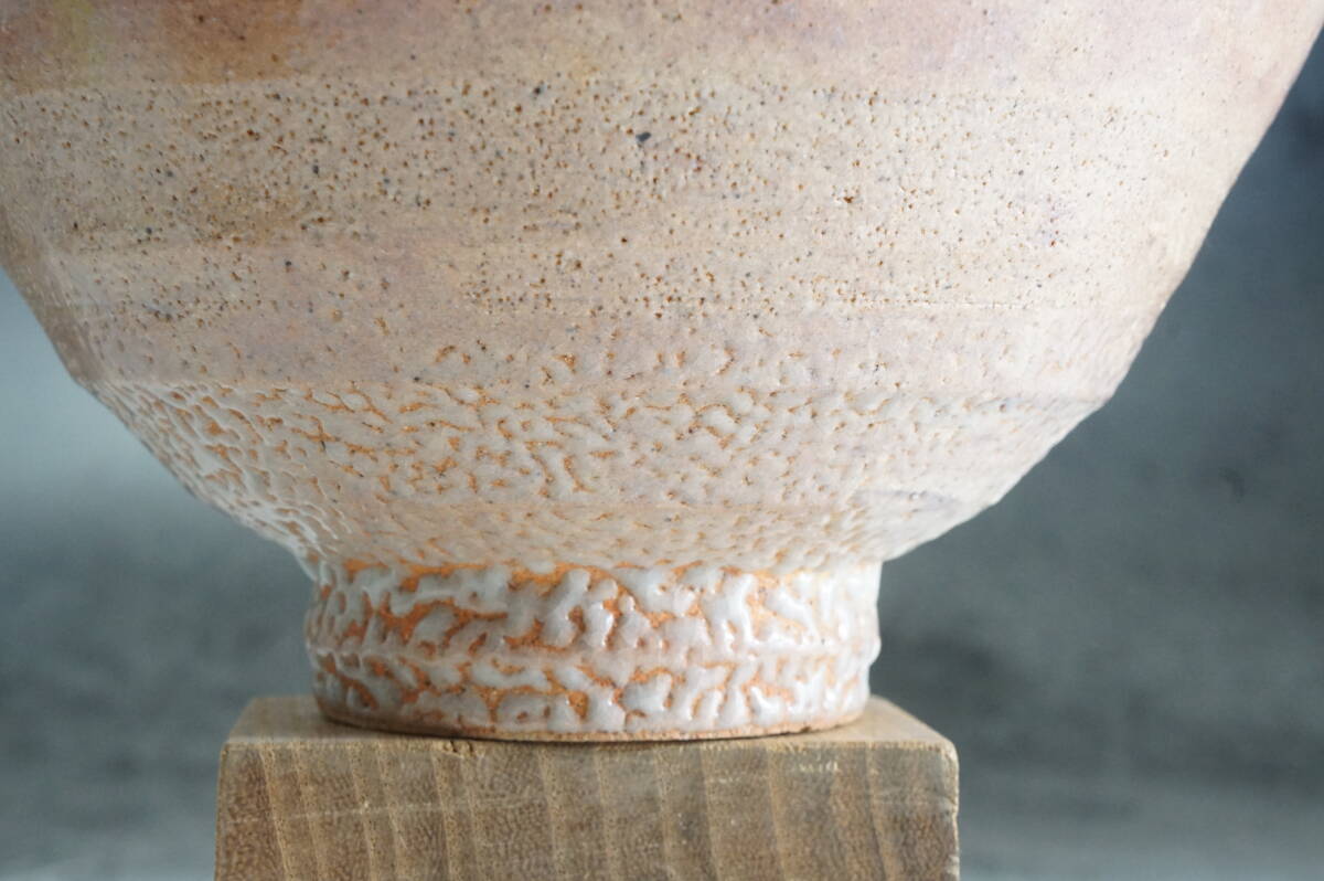 高麗茶碗　聞慶窯　呉器茶碗　15cmｘ8cm　/ 茶道具 茶懐石 茶事 茶碗 抹茶碗 織部 志野 古瀬戸 表千家 裏千家_画像4