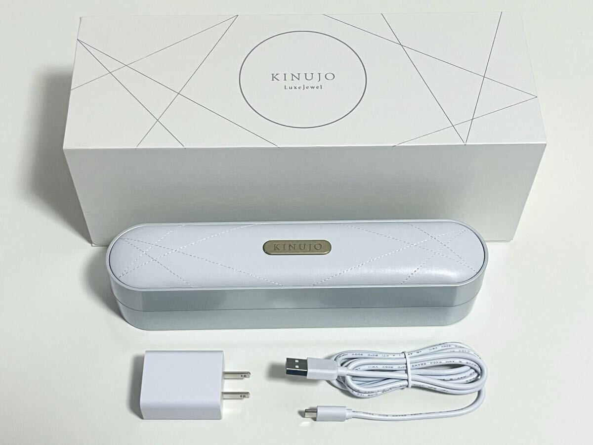 【KINUJO】LuxeJewel コードレスヘアアイロン 絹女 美品_画像1