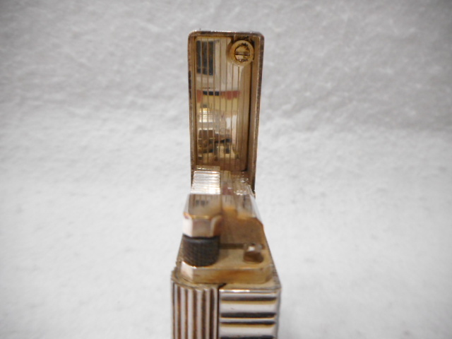 ☆St.Dupont デュポン　ライター　ガスライター　シルバー　喫煙具　USED品　箱無し_画像8