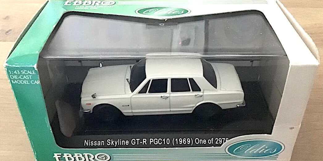 Ж エブロ 1/43 ニッサン スカイライン GT-R PGC10 1969 前期型 ホワイト Ж EBBRO NISSAN Skyline GTR White Ж PRINCE GC10 KPGC10 R32_画像8