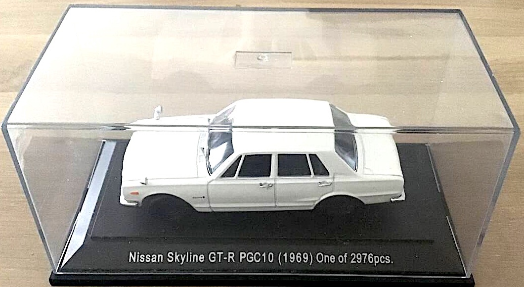 Ж エブロ 1/43 ニッサン スカイライン GT-R PGC10 1969 前期型 ホワイト Ж EBBRO NISSAN Skyline GTR White Ж PRINCE GC10 KPGC10 R32_画像1