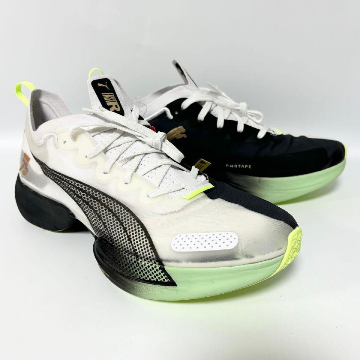 新品 プーマ ファストR ナイトロ エリート ラン 75 ブラック ホワイト 29.0 マラソン 陸上 ランニングシューズ 377804-01_画像4