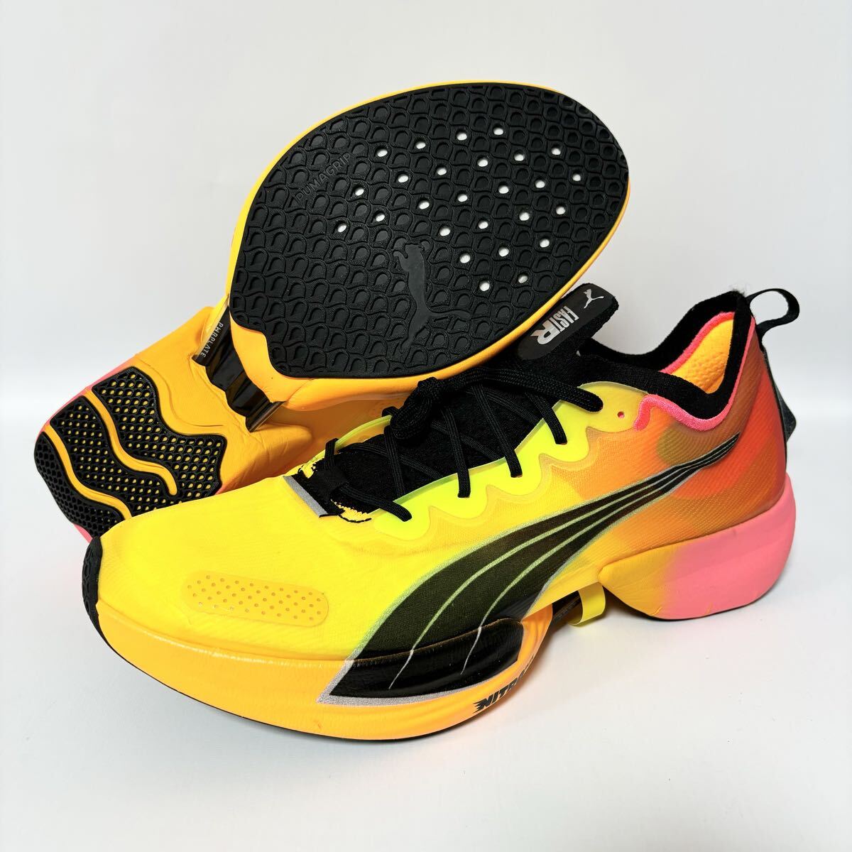 新品 プーマ ファストR ニトロ エリート ファイアーグロー サンストリーム 29.0 ランニングシューズ 377598-01 マラソン 陸上_画像4