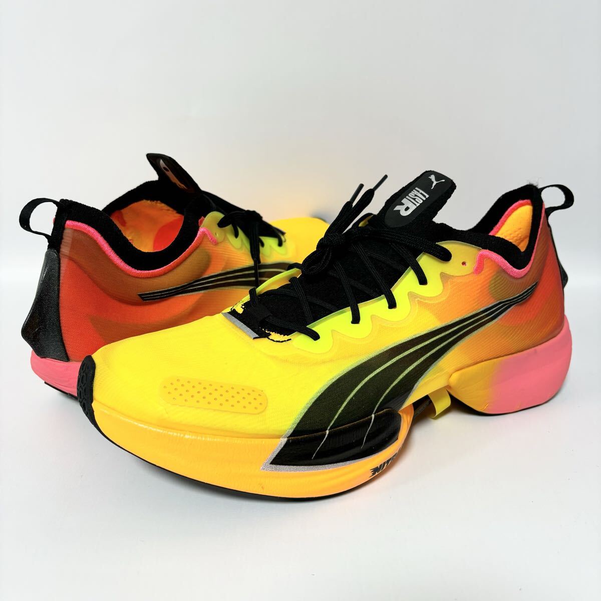 新品 プーマ ファストR ニトロ エリート ファイアーグロー サンストリーム 29.0 ランニングシューズ 377598-01 マラソン 陸上_画像5