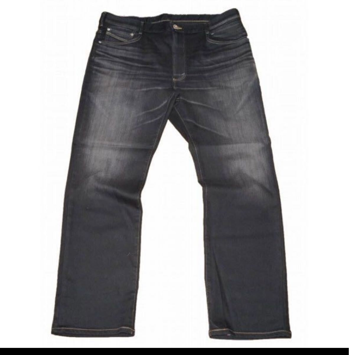 EDWINジャージーズ黒ER03-1176大きいサイズ ストレート ストレッチ サイズ5L_画像1