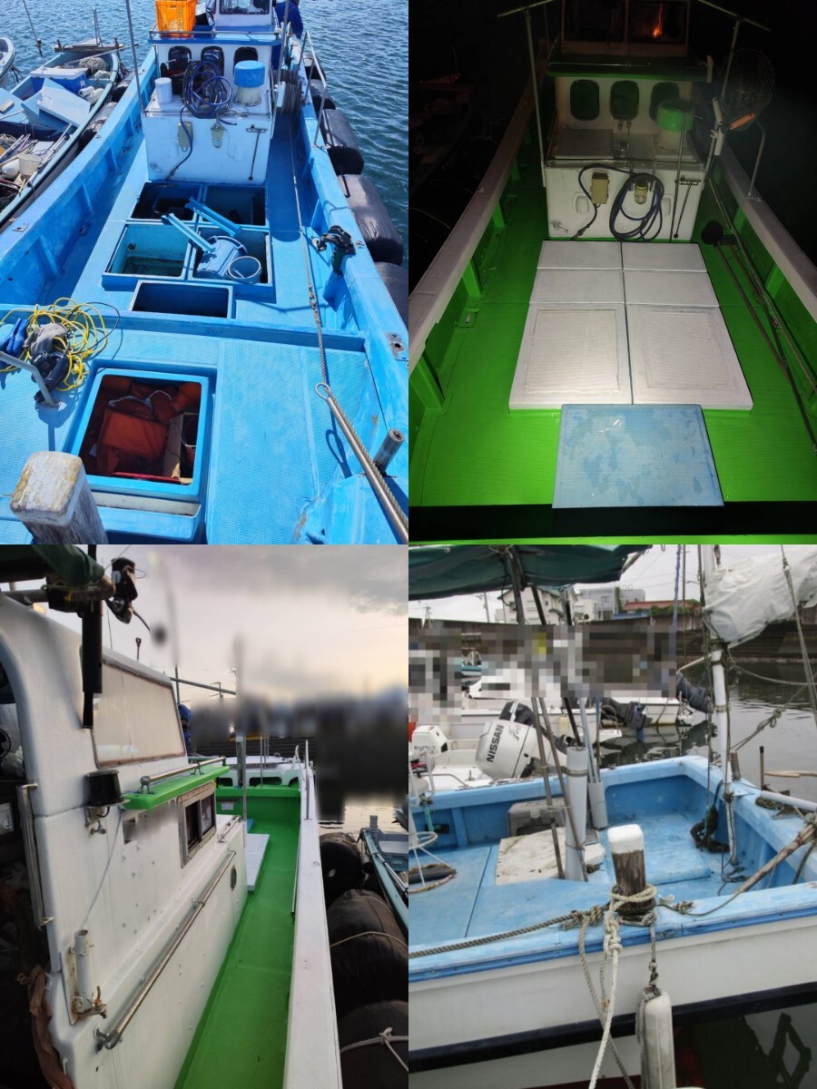 ヤンマー GA31 6PH-T 漁船 釣り ジギング アジング エギング 広島 山口 大型いけす 物入れ多数 _画像3