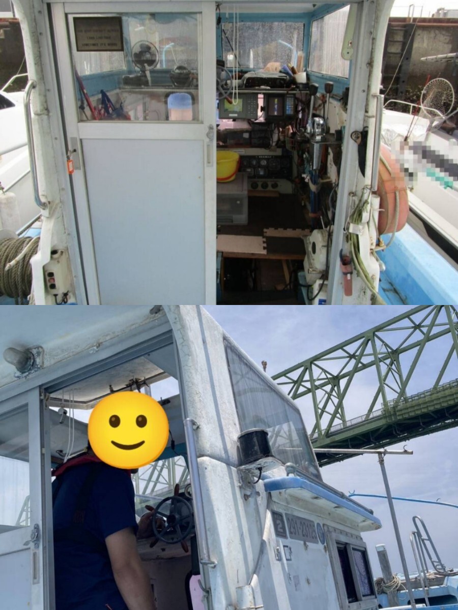 ヤンマー GA31 6PH-T 漁船 釣り ジギング アジング エギング 広島 山口 大型いけす 物入れ多数 _画像6