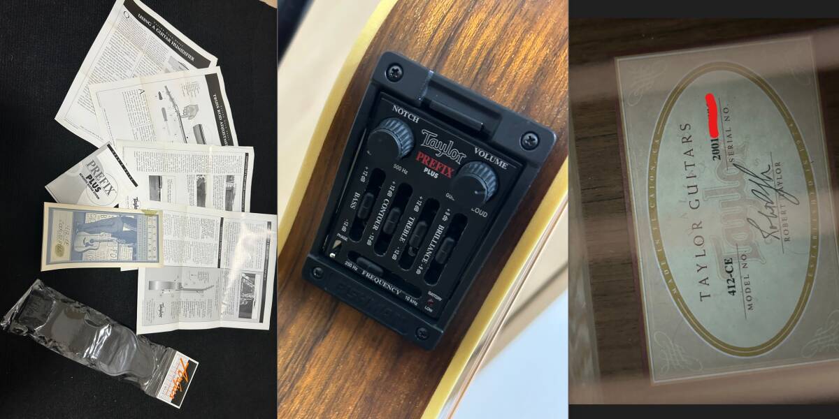  прекрасный товар Taylor Taylor 412ce FISHMAN(MARTIN GIBSON MORRIS FURCH на рассмотрении person .)