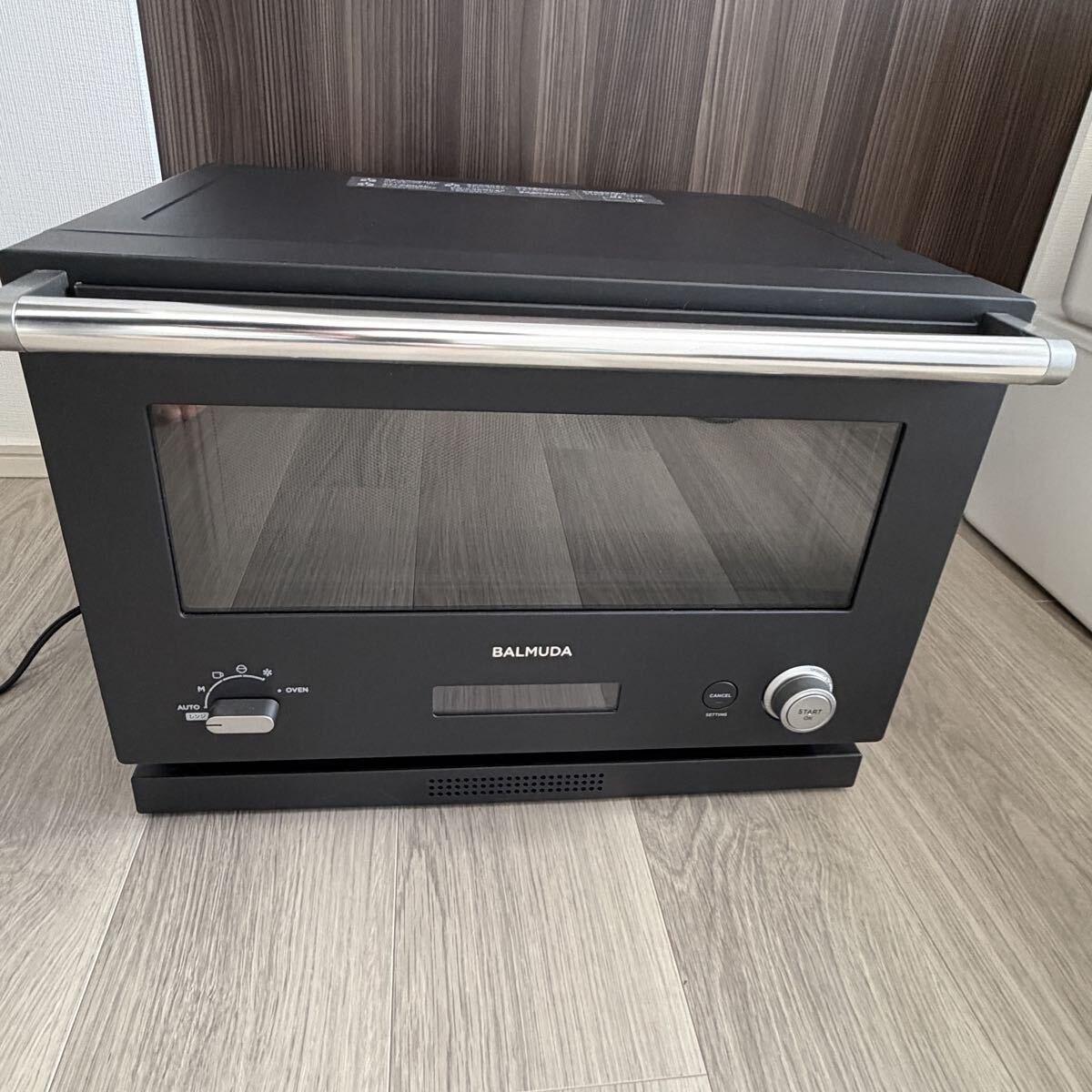 【ジャンク】BALMUDA オーブンレンジ K04A-BK The Range ブラック バルミューダ_画像2