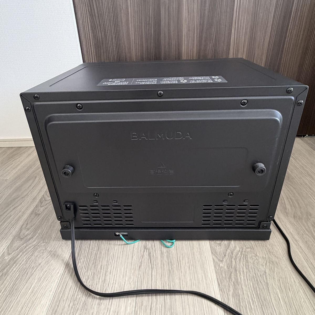 【ジャンク】BALMUDA オーブンレンジ K04A-BK The Range ブラック バルミューダ_画像5