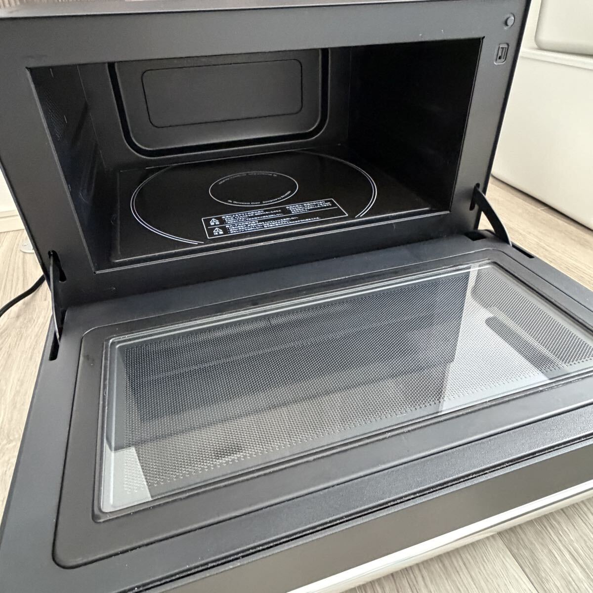 【ジャンク】BALMUDA オーブンレンジ K04A-BK The Range ブラック バルミューダ_画像7