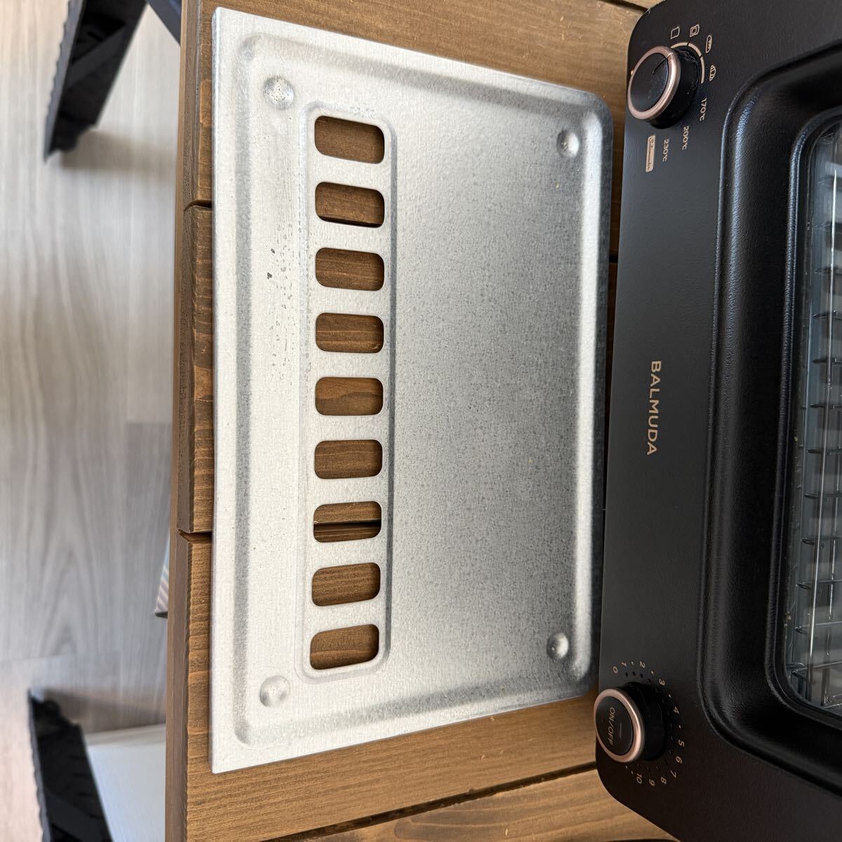 【ジャンク】BALMUDA スチームトースター The Toaster pro K05A-SE_画像7