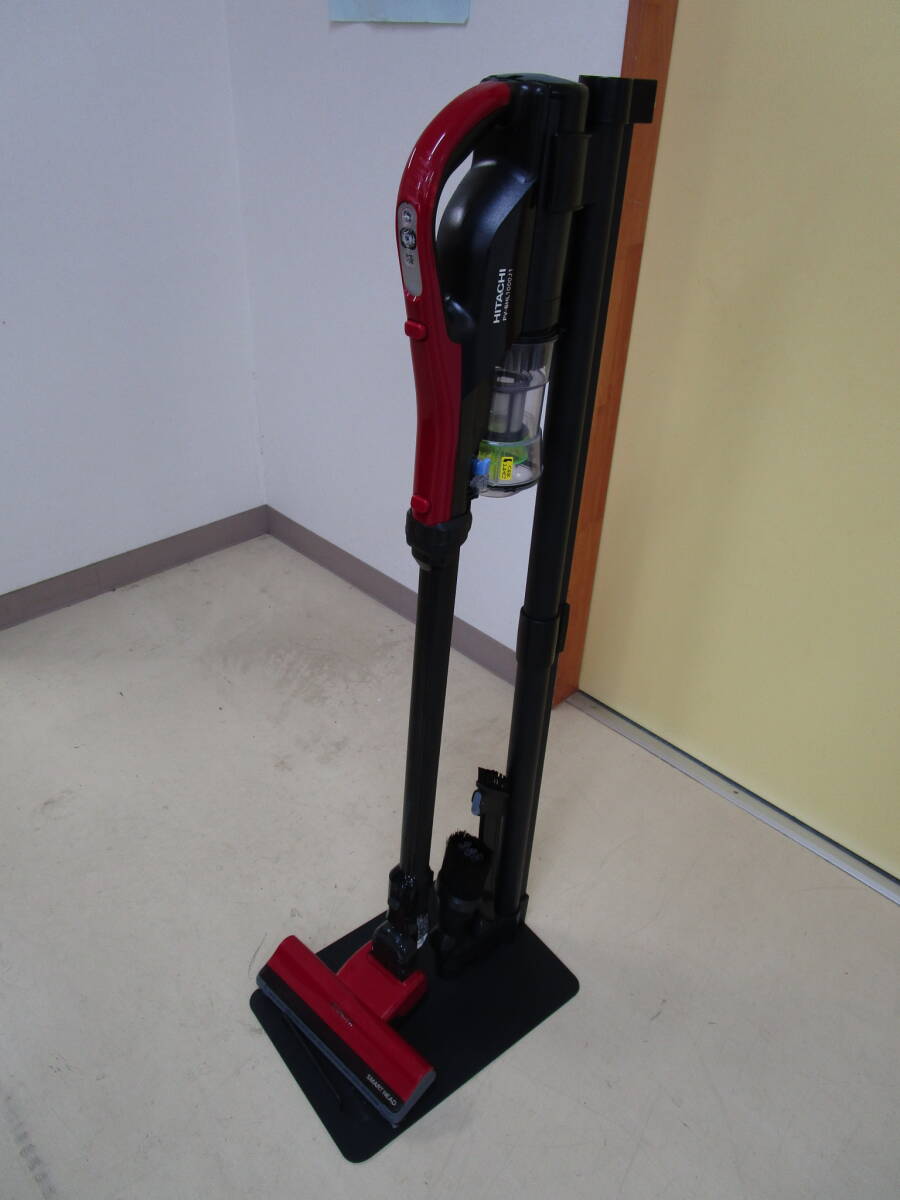 【日立 電動式掃除機】PV-BHL1000JI レッド 2020年製 通電OK【倉庫】20251121_画像1