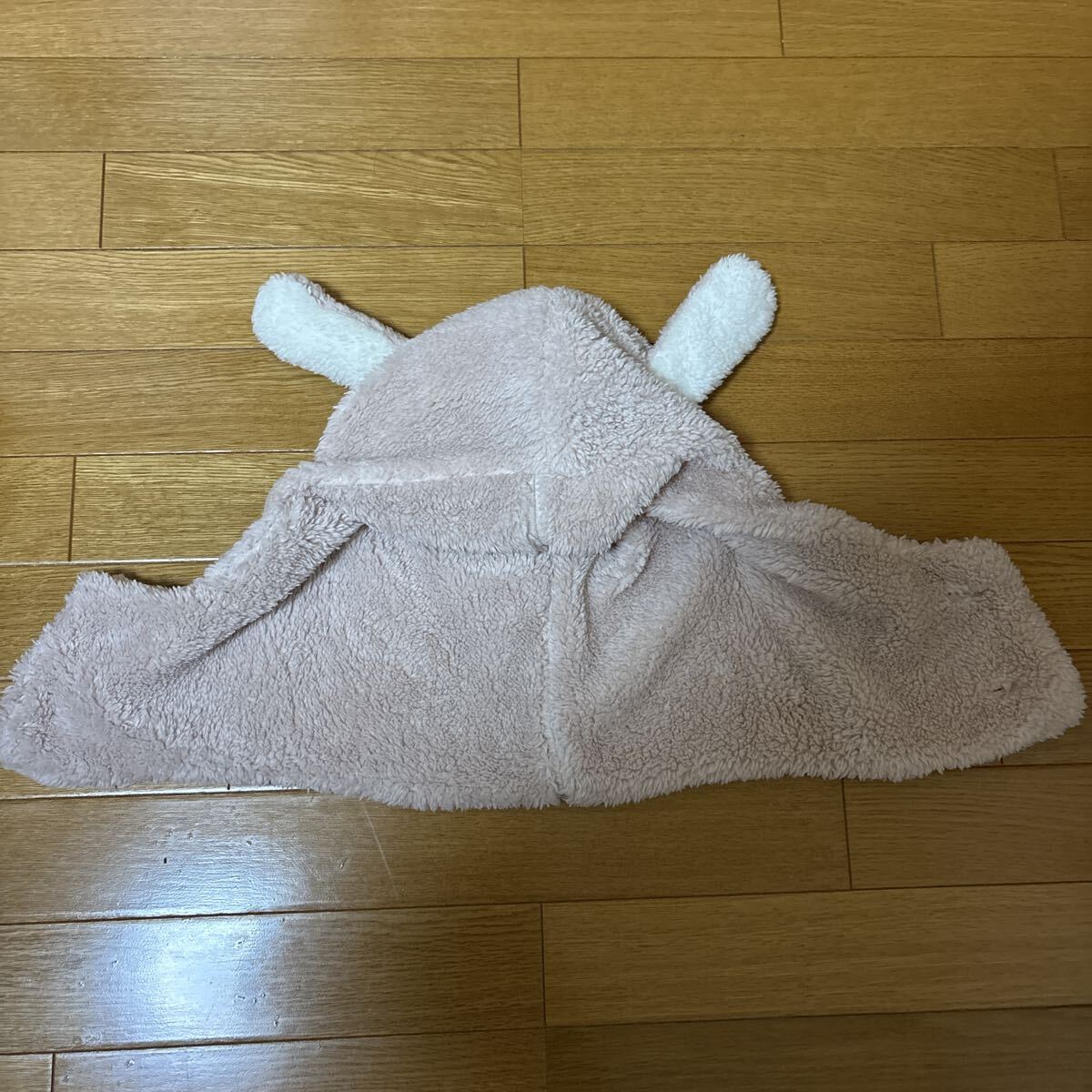 フード付きうさぎ　フードマフラー_画像2