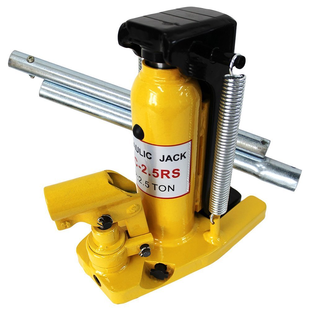 油圧 爪ジャッキ 爪部2.5t ヘッド部5t 爪付き油圧ジャッキ 油圧式 ボトルジャッキ リターンスプリング付 手動 タイヤ交換 工具 整備 [特価]_画像9