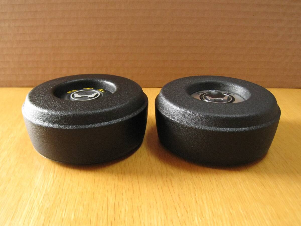 良品！2個セット！ホンダ旧規格360cc軽用ホーンボタン/ホーンパッド ホンダZ 前期ACT/中期GTL 水中メガネ ライフ ステップバン 昭和 旧車 _画像4