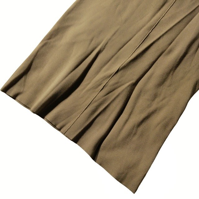 62 【URBAN RESEARCH DOORS】 アーバンリサーチ ニットワンピース ロングワンピース 長袖 ベージュ 無地 シンプル クルーネック 丸首 秋冬_画像4