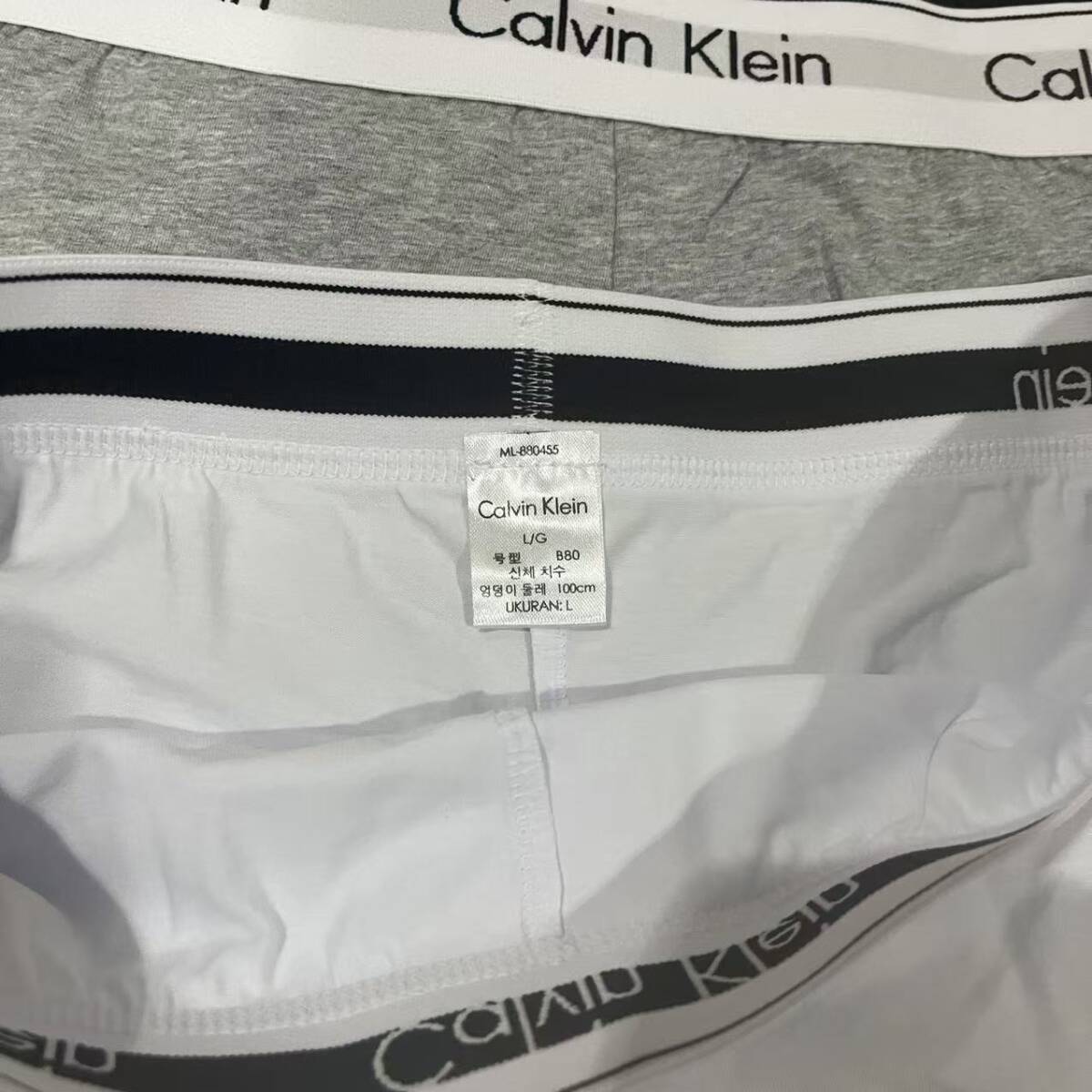 未使用 カルバンクライン　レディース　ハーフパンツ　3点セット Lサイズ 下着_画像3