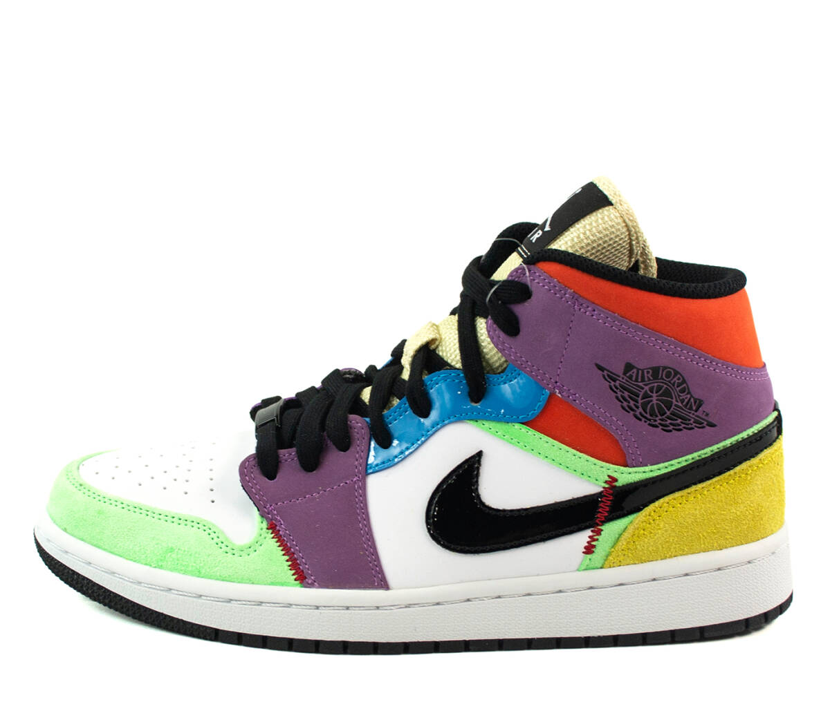  внутренний стандартный новый товар не использовался NIKE WMNS AIR JORDAN 1 MID SE [ многоцветный ] Nike WMNS воздушный Jordan 1 mid необычность материалы Mix CW1140-100