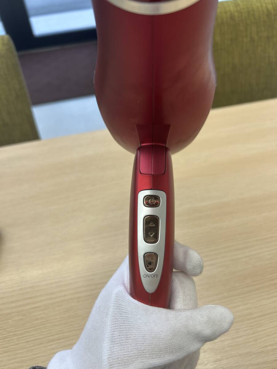 ☆6430 KOIZUMI/コイズミ ドライヤー MONSTER KHD-W760 レッド 動作・温風/冷風確認済み_画像6