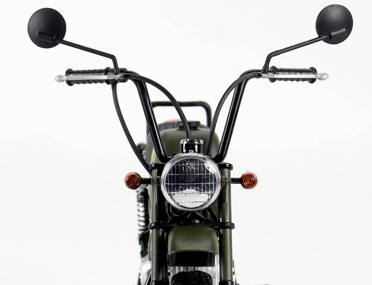 1/12 プラモデル完成品 HONDA GORILLA Aoshima オリーブドラブ塗装_画像9