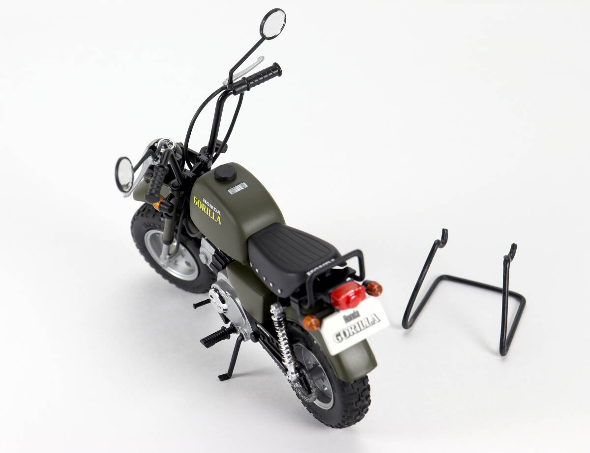 1/12 プラモデル完成品 HONDA GORILLA Aoshima オリーブドラブ塗装_画像8