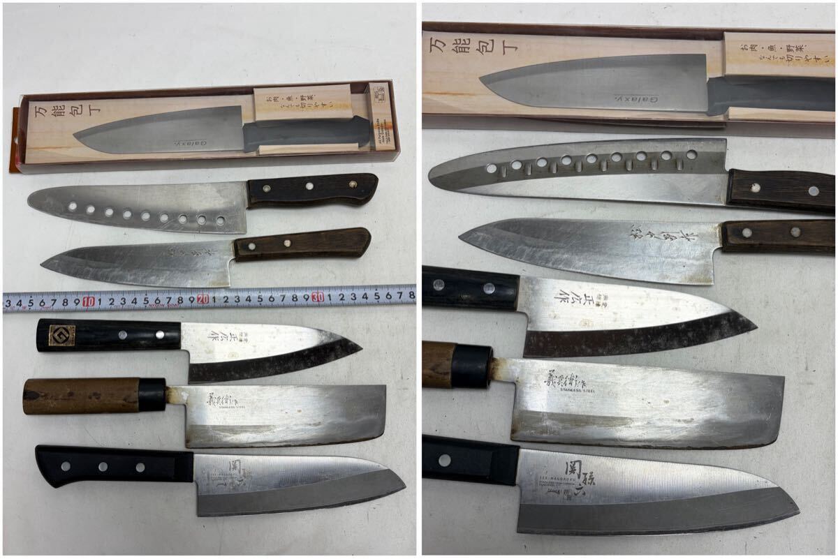  кухонный нож японский кухонный нож кухонная утварь кухонный нож обе лезвие кухонный нож одна сторона лезвие кухонный нож и т.п. продажа комплектом 