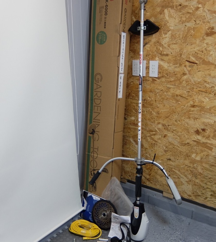 京セラ 刈払機 草刈機 AK-6000 チップソー 2枚 230mm + ブルーカッター コード10M リョービ AC_画像1