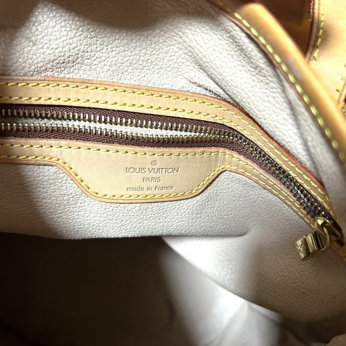 外観美品 LOUIS VUITTON ルイヴィトン モノグラム ショルダーバッグ バケット PM ポーチ付属 プチバケット_画像4