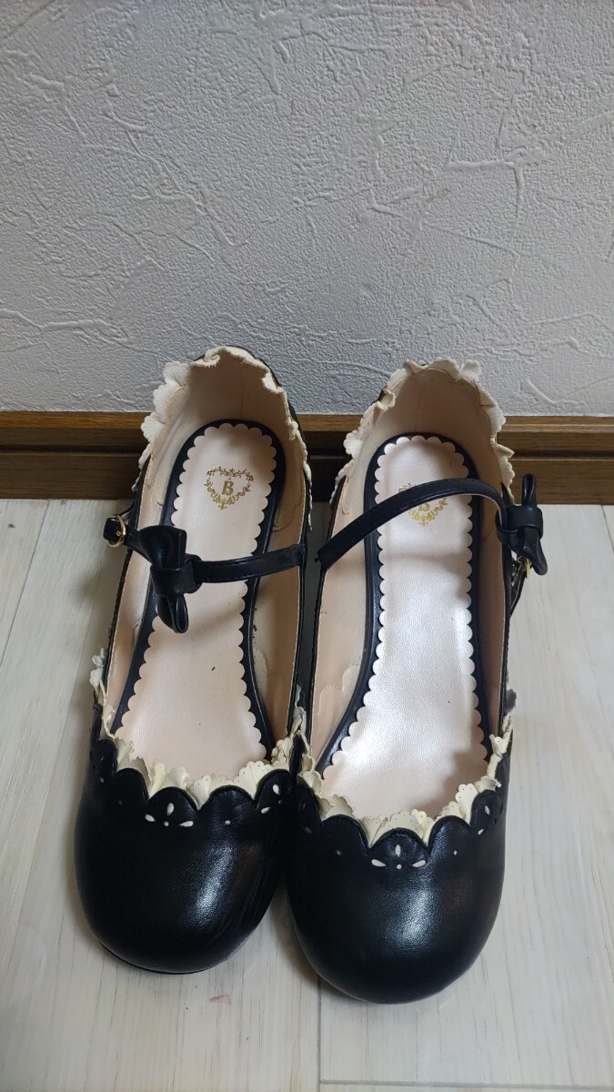  ☆難有☆BABY,THE STARS SHINE BRIGHT 黒のお靴_画像1