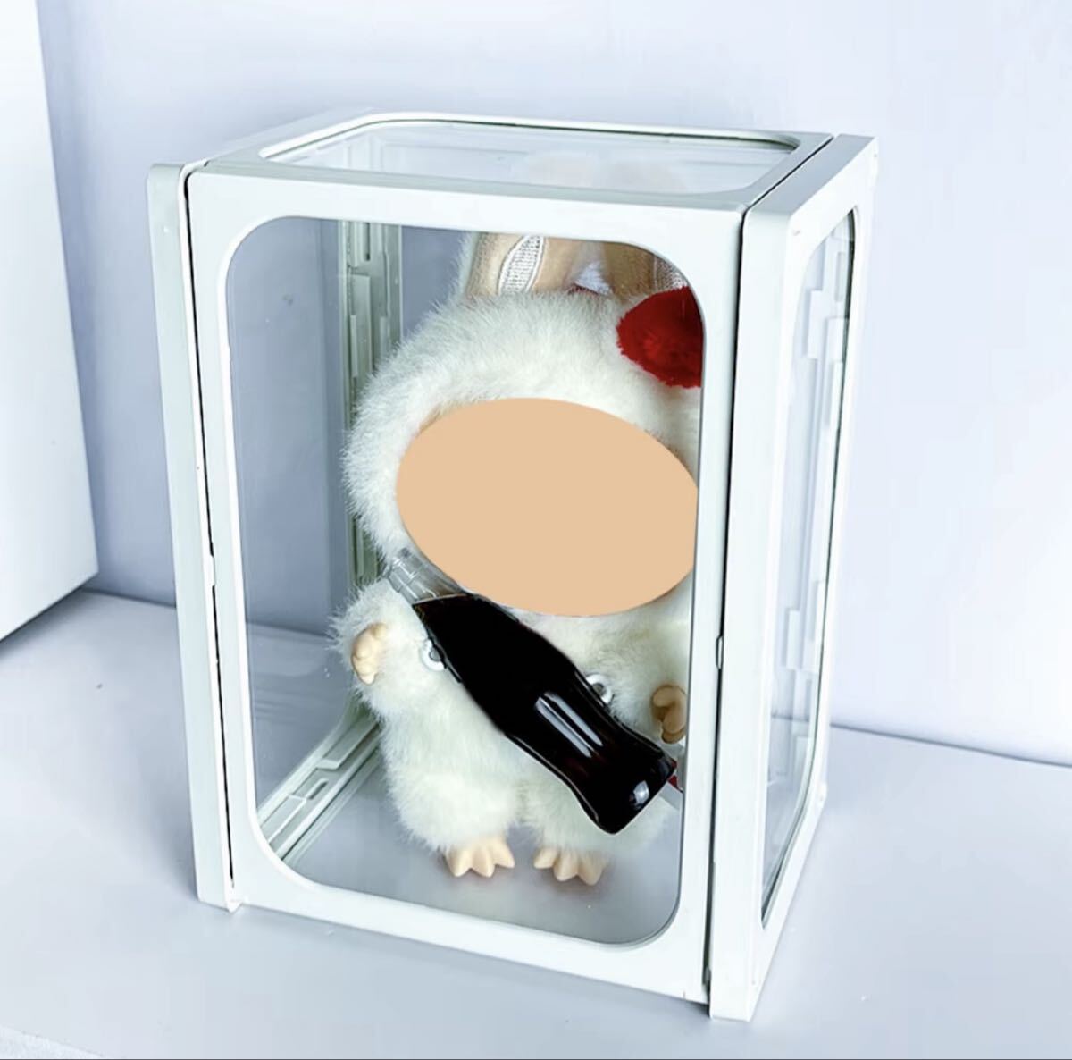 ぬいぐるみガラス収納ボックス ミステリーボックス収納ケース オーガナイザーボックス クラシックドールディスプレ ②_画像1