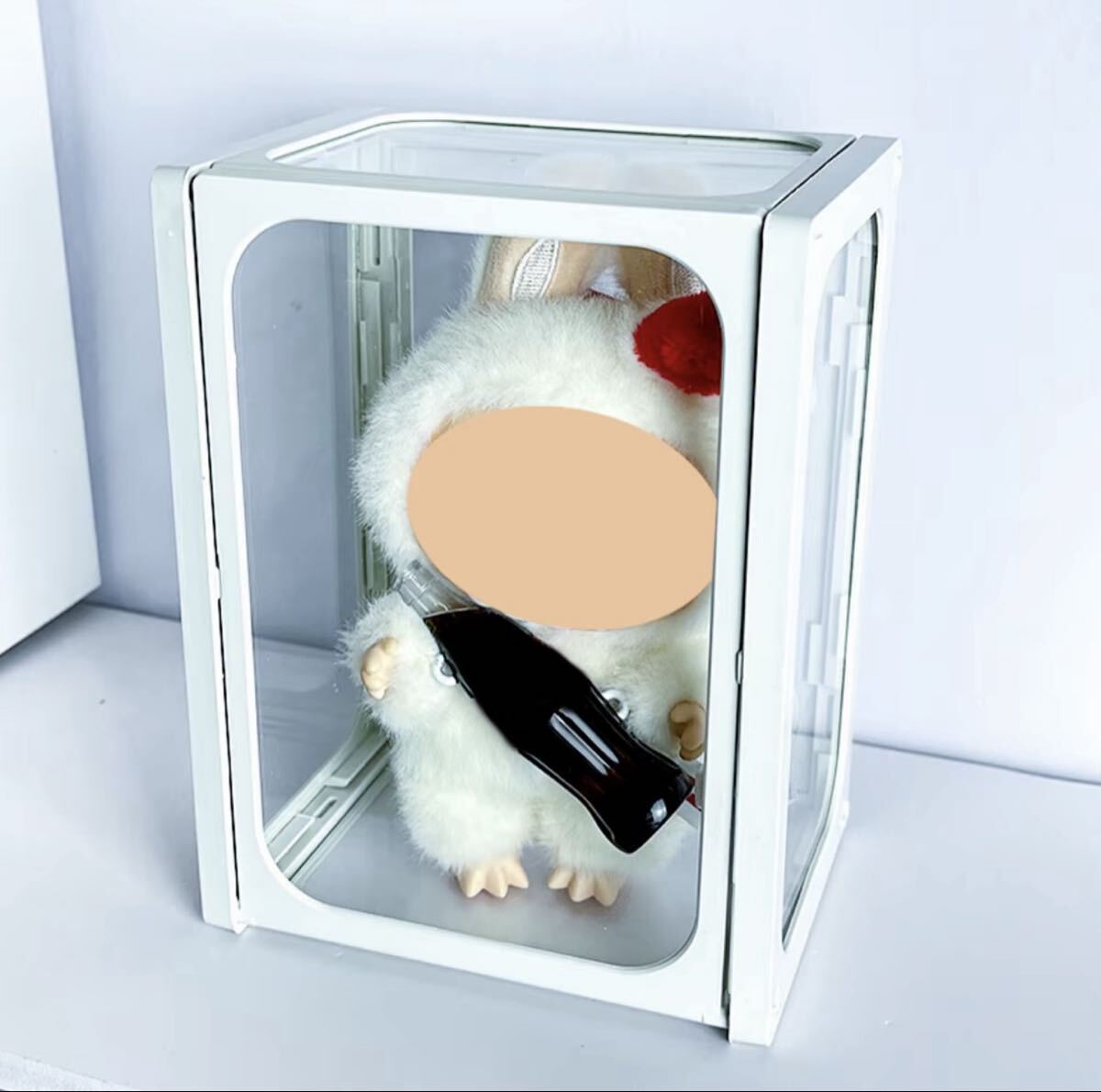 ぬいぐるみガラス収納ボックス ミステリーボックス収納ケース オーガナイザーボックス クラシックドールディスプレ ②_画像2