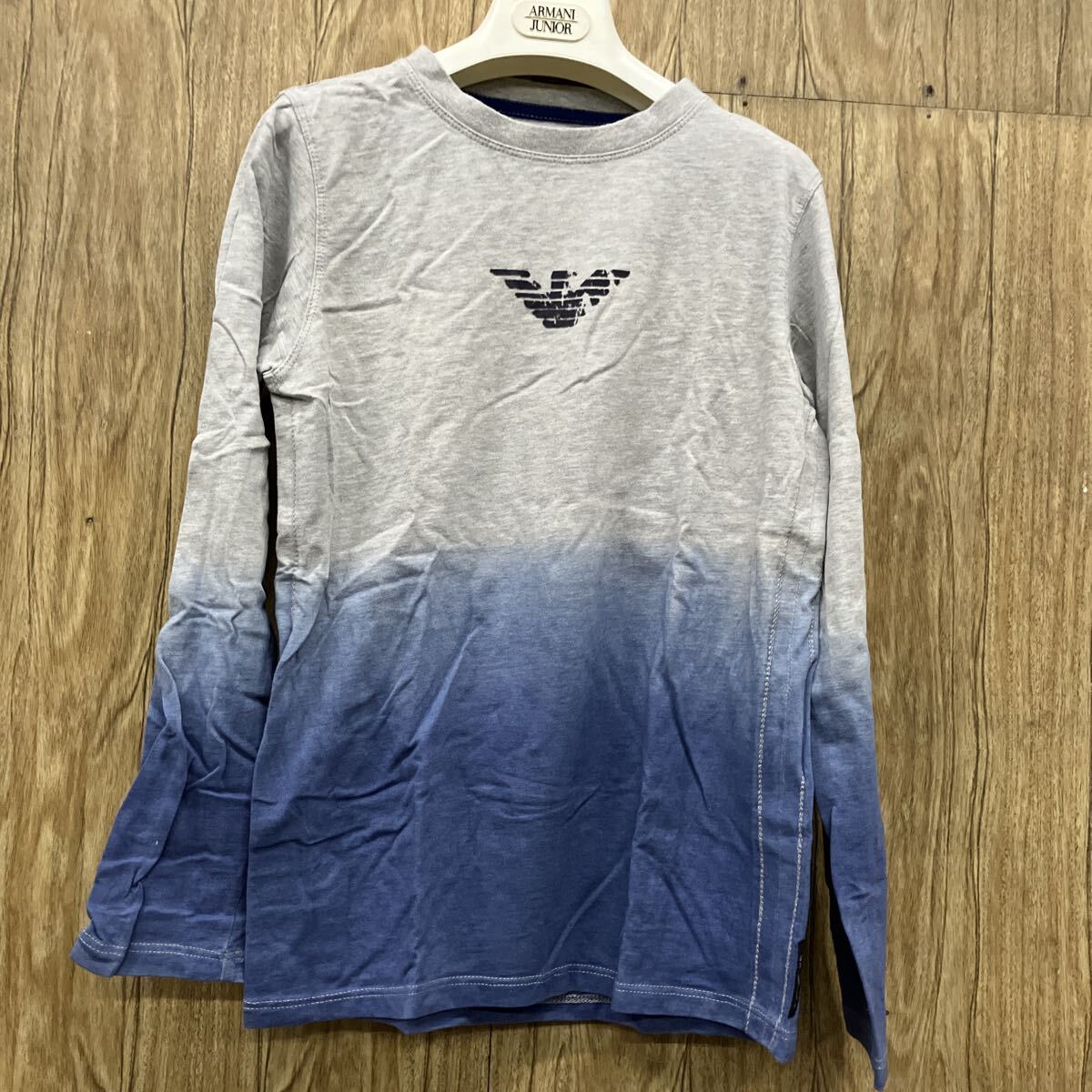 ARMANI JUNIOR/アルマーニジュニア Tシャツ/長袖シャツ サスペンダー ネクタイ/12A 8A 4A タグ付あり 8点まとめて_画像3
