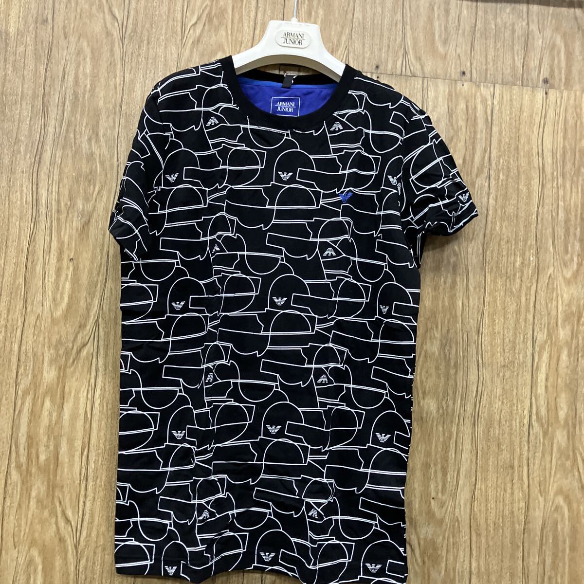 ARMANI JUNIOR/アルマーニジュニア Tシャツ/長袖シャツ サスペンダー ネクタイ/12A 8A 4A タグ付あり 8点まとめて_画像4