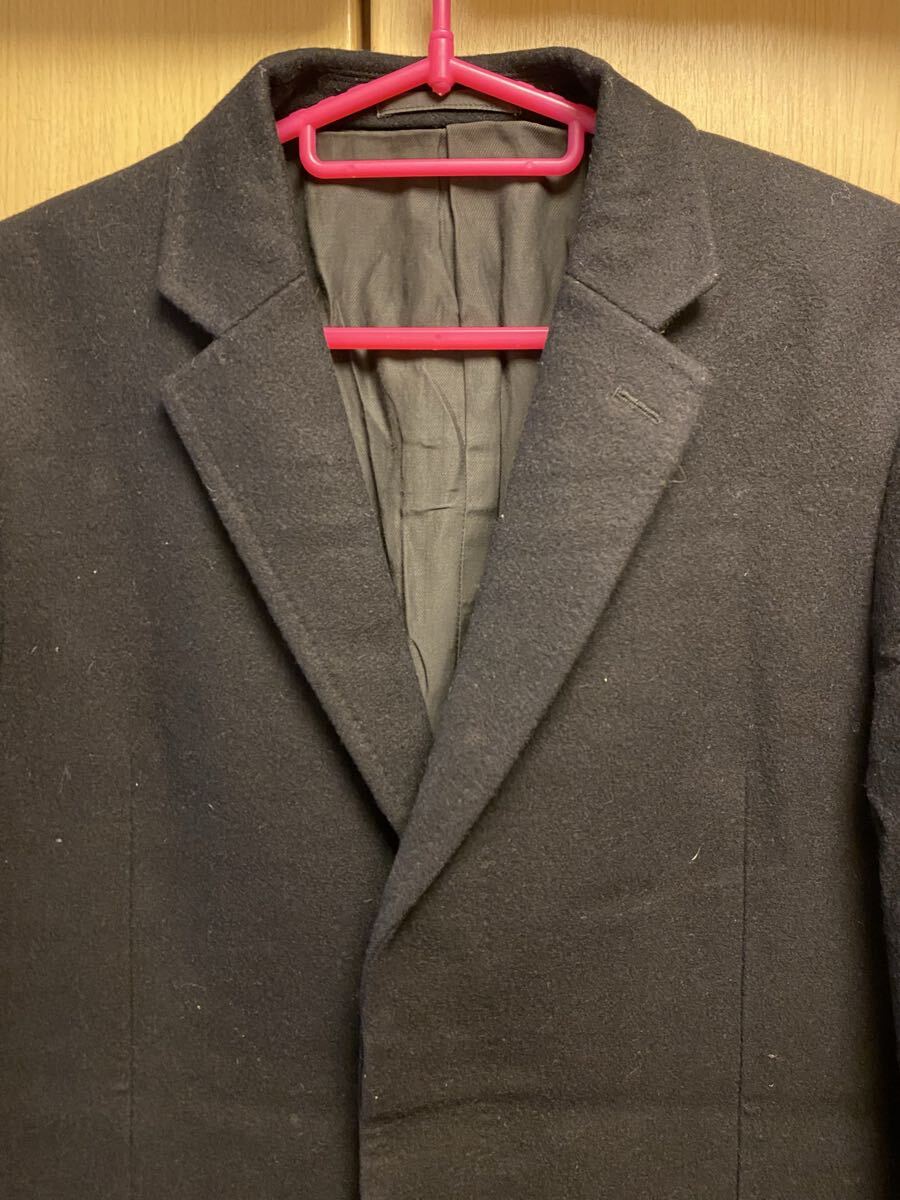 正規 15AW LAD MUSICIAN ラッドミュージシャン チェスターコート 黒 42 2215-311_画像2