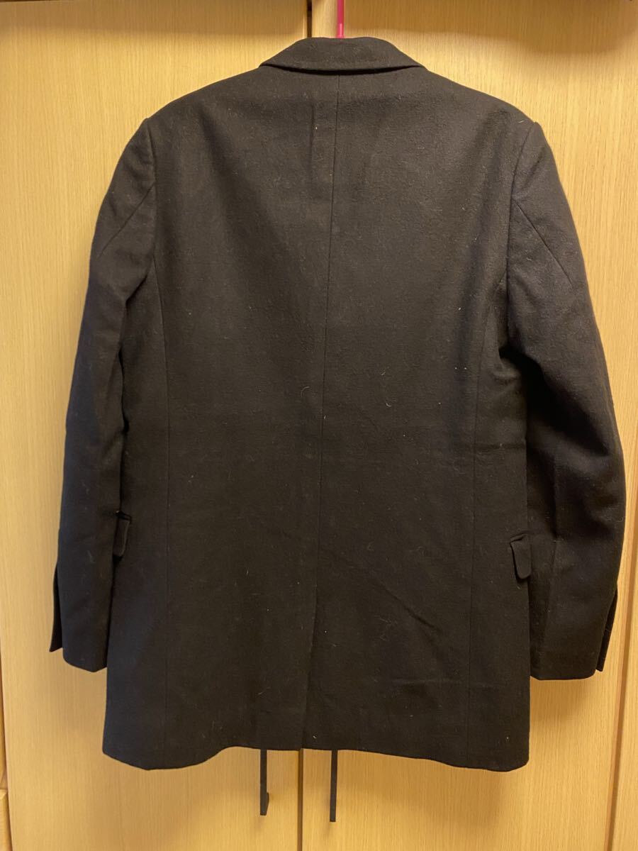 正規 15AW LAD MUSICIAN ラッドミュージシャン チェスターコート 黒 42 2215-311_画像3