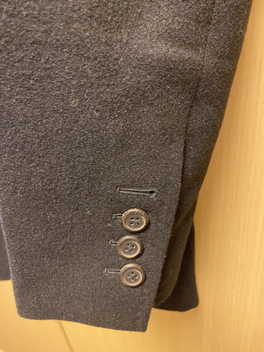 正規 15AW LAD MUSICIAN ラッドミュージシャン チェスターコート 黒 42 2215-311_画像6