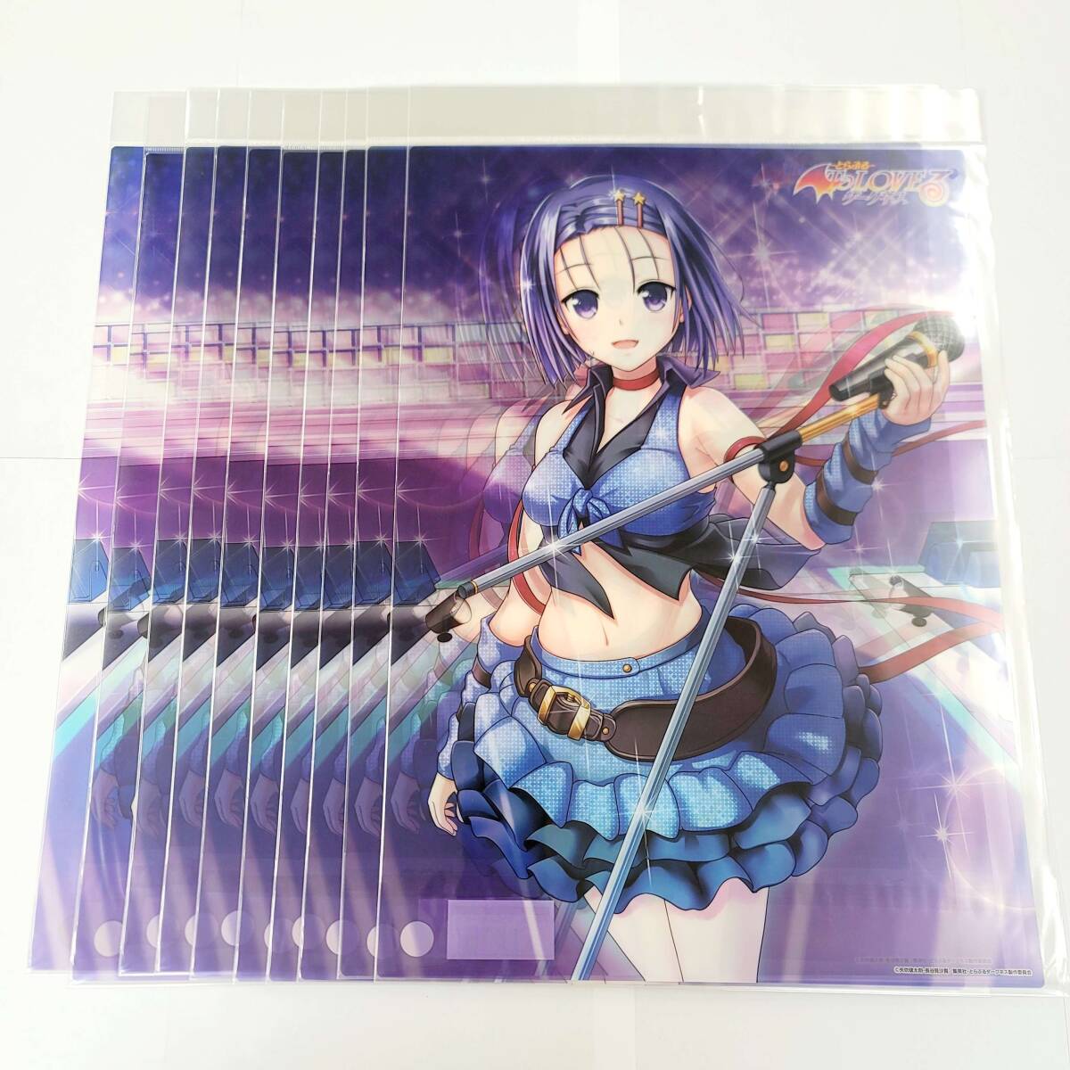 【10枚まとめ売り】とらぶるダークネス 西連寺春菜 アイドル A3クリアポスター To LOVEる 矢吹健太朗 コミケ【正規品・新品・未開封】_画像1