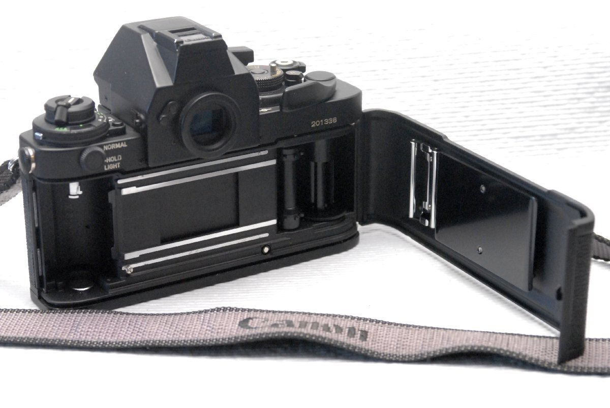 ( красивый )Canon Canon пик однообъективный зеркальный камера NEW F-1 корпус +(AE искатель есть ) редкий работа товар ( коррозия нет )