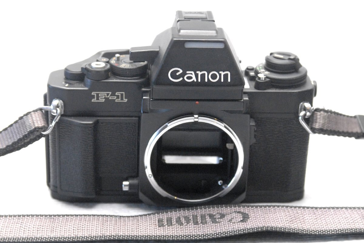 ( красивый )Canon Canon пик однообъективный зеркальный камера NEW F-1 корпус +(AE искатель есть ) редкий работа товар ( коррозия нет )
