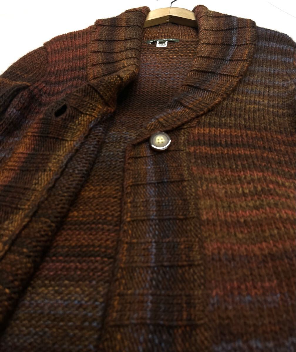 Eddie Bauer★エディー・バウアー★(SP）厚手 ウール混 ニット カーディガン_画像4