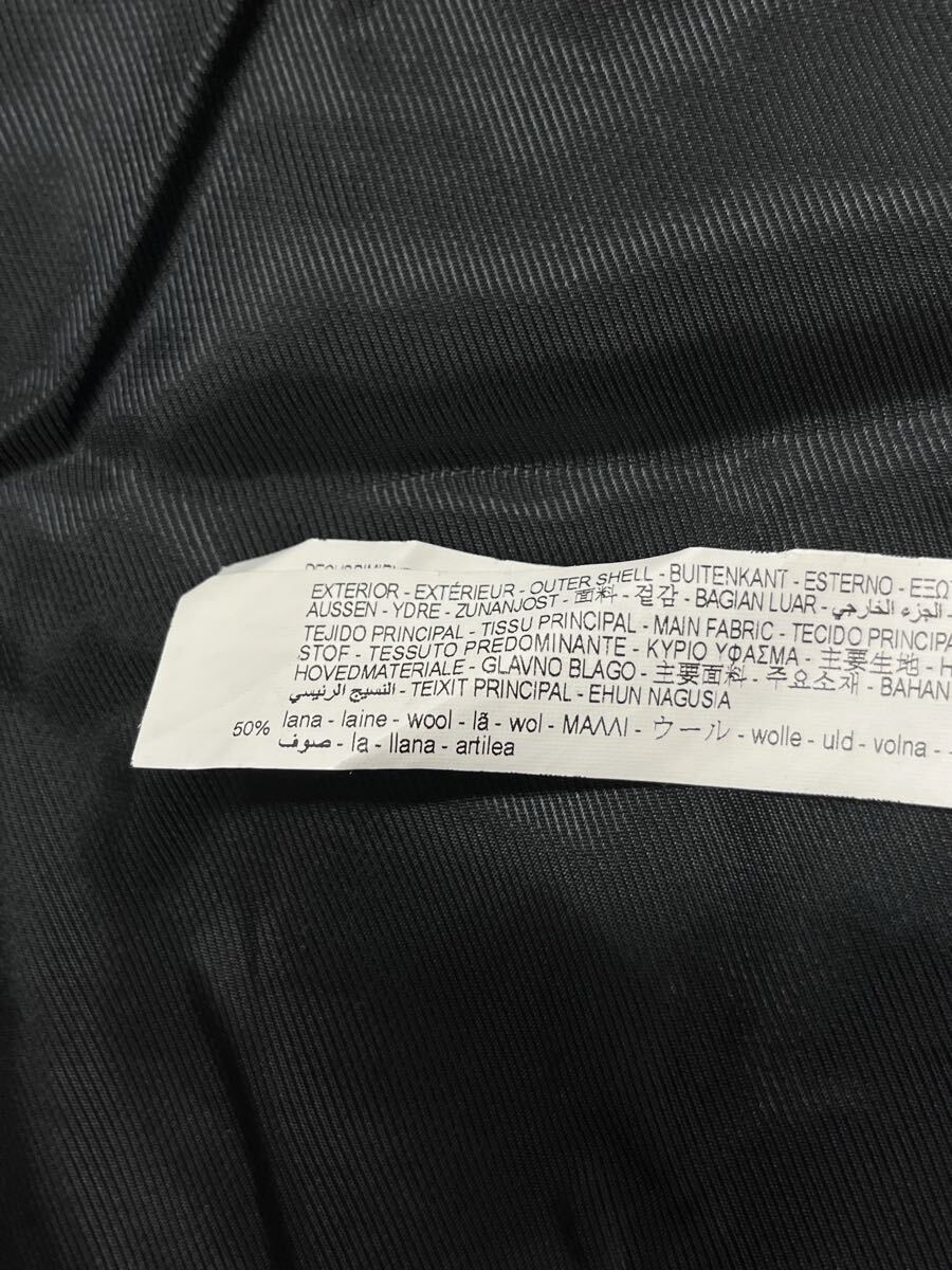 ZARA★ザラ★(USA S)合皮ポケット 厚手 ウール コート /黒_画像6