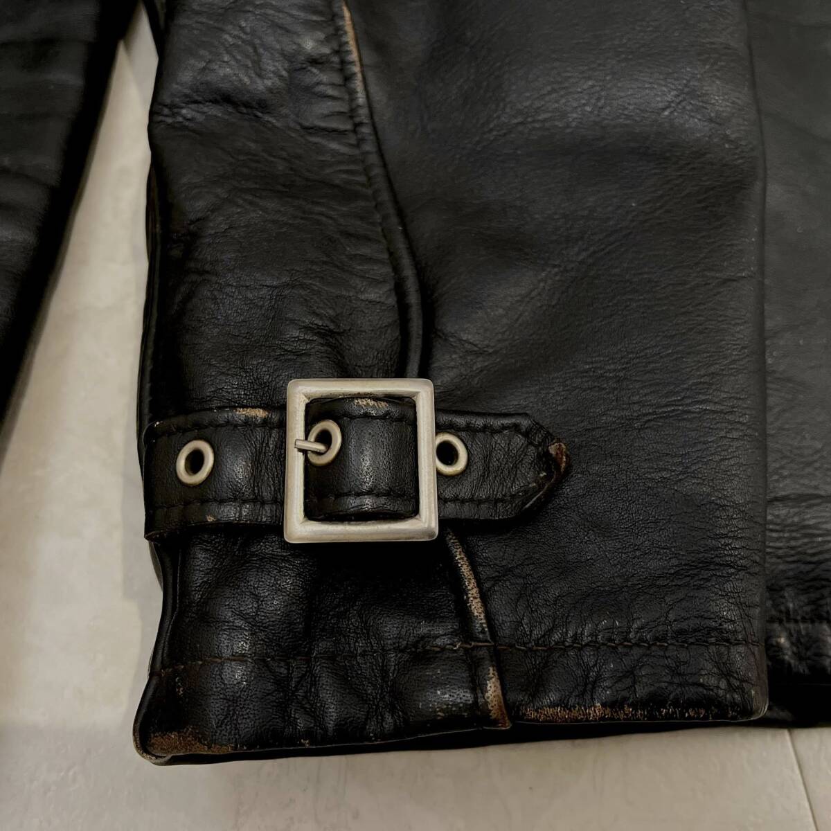 Schott 641 シングルライダーズジャケット 検 ショット バンソン ラングリッツ 革ジャン_画像8