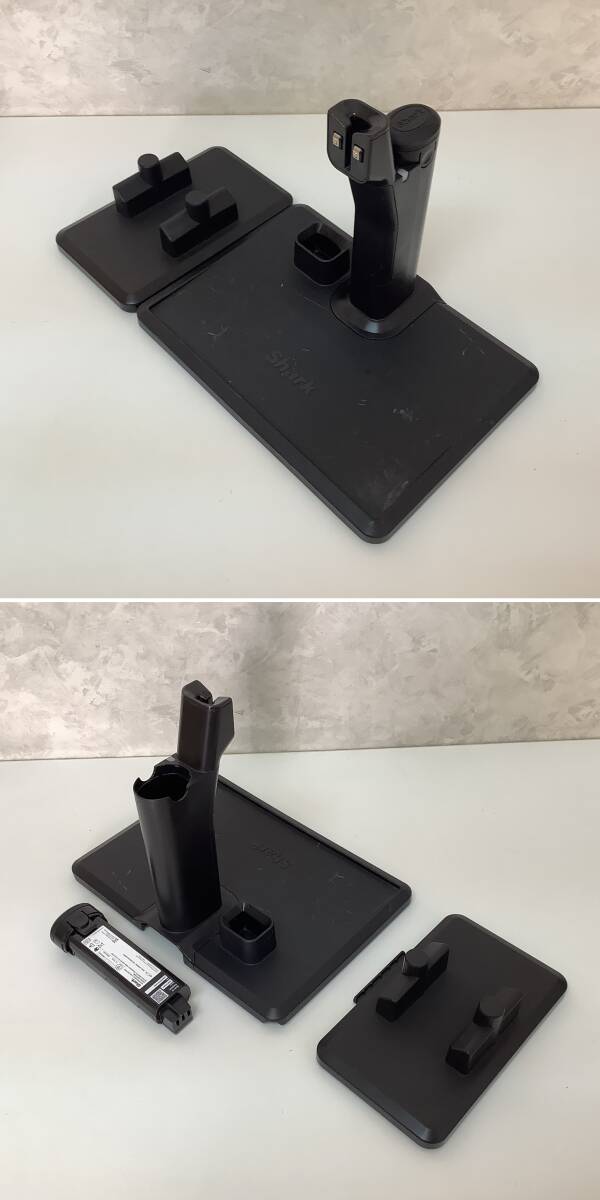 ■そ-1092 ジャンク品 SHARK CS401JRB 26 スタンド&バッテリー2個付き 動作確認・簡易清掃済み コードレスクリーナー シャーク_画像7