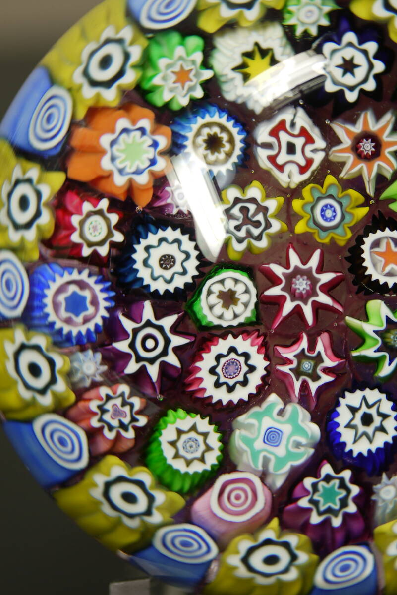  ピーター・マクドゥガル　Peter Mcdougall ミルフィオリ コンプレックス　ペーパーウェイト　パースシャー_画像4