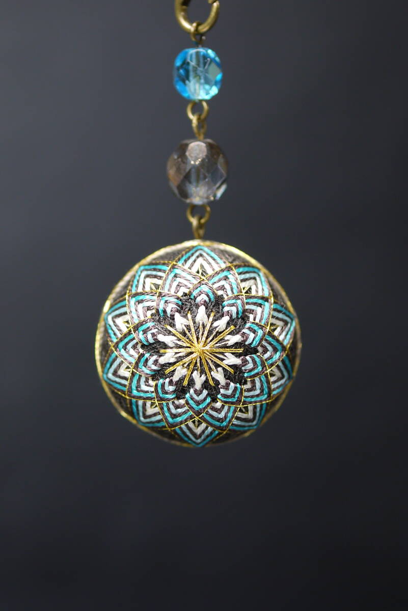 手まり ストラップ　　ハンドメイド てまり 手毬_画像1