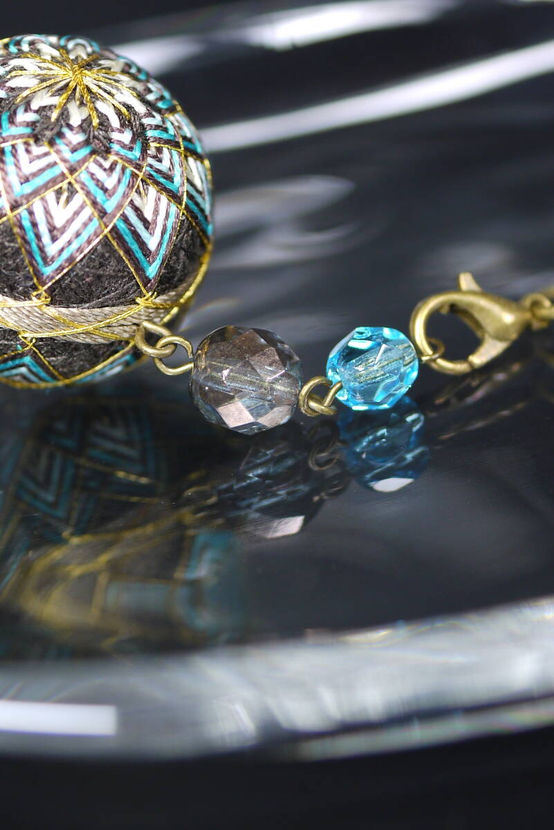 手まり ストラップ　　ハンドメイド てまり 手毬_画像4